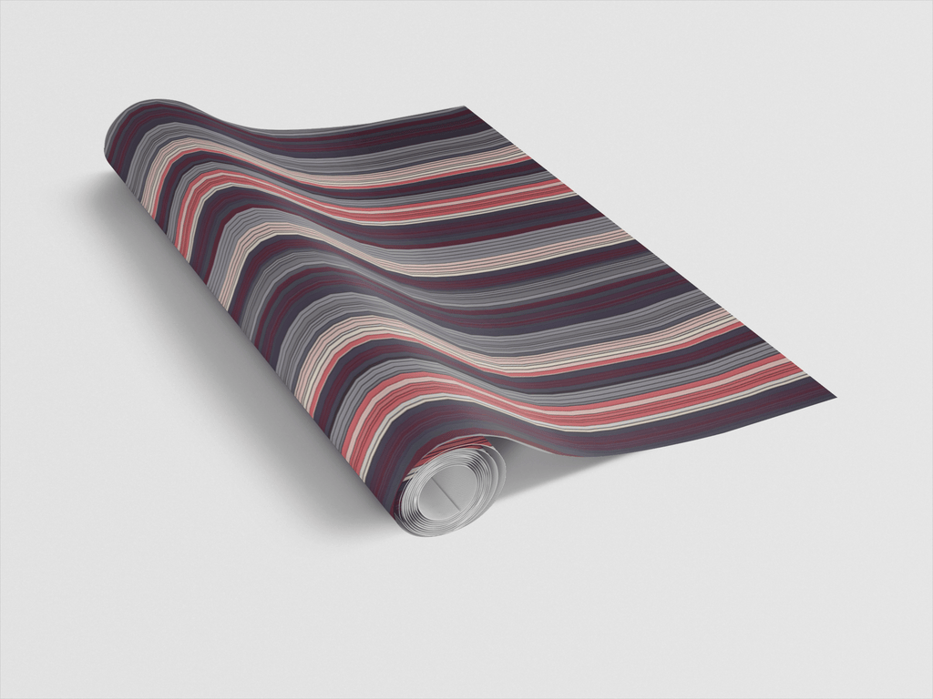 Pinstripe Poise Wrapping Paper