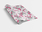 Red Flower Power Wrapping Paper