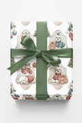 Maltese Holiday Sweaters Wrapping Paper