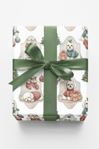 Maltese Holiday Sweaters Wrapping Paper