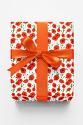 Summer Flowers II White Wrapping Paper