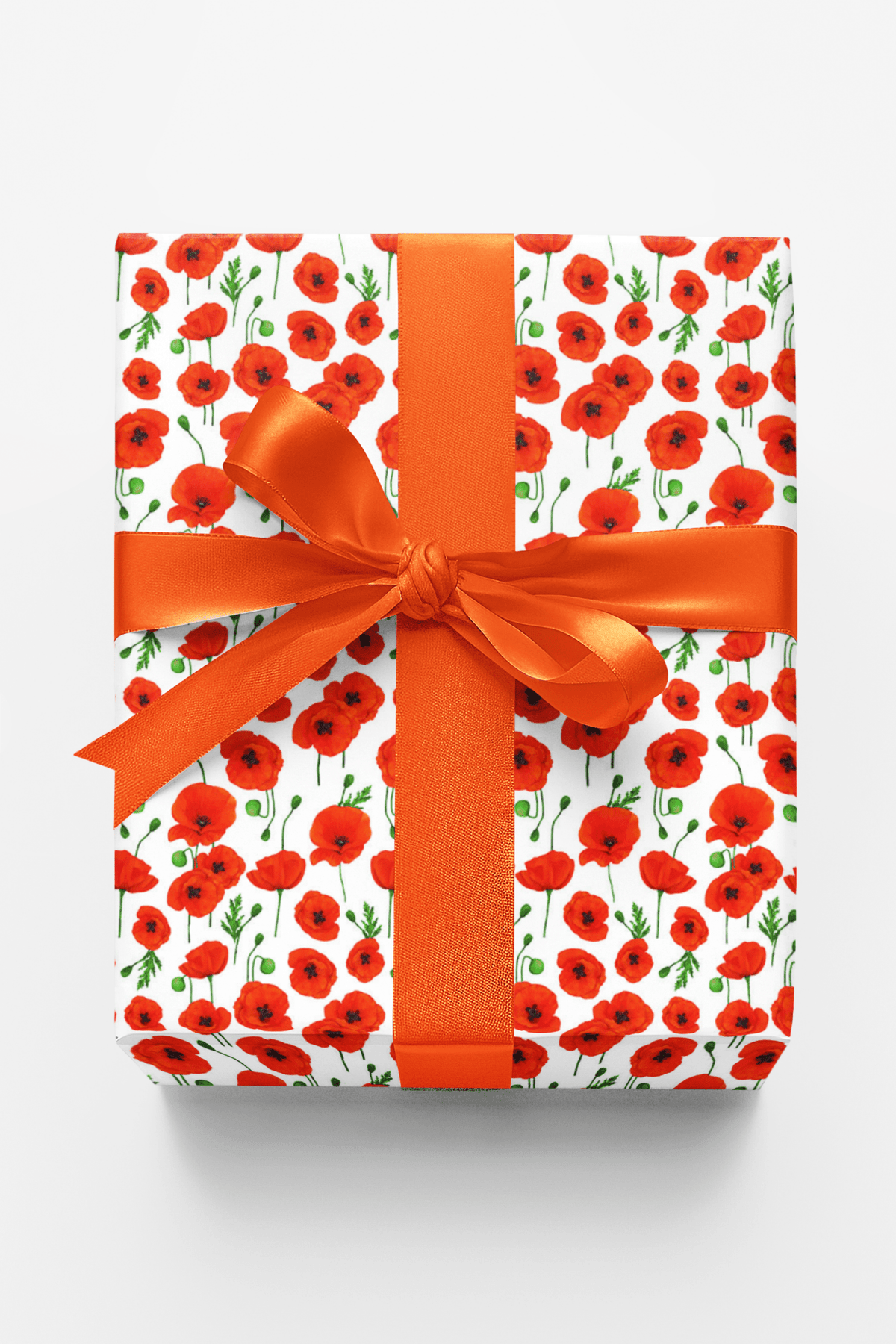Summer Flowers II White Wrapping Paper