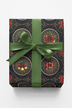Victorian Christmas Medallions Wrapping Paper