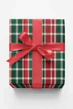 Noel Plaid Wrapping Paper
