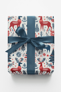 Nordic Reindeer Wrapping Paper