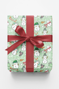 Snowmen Plentiful Wrapping Paper
