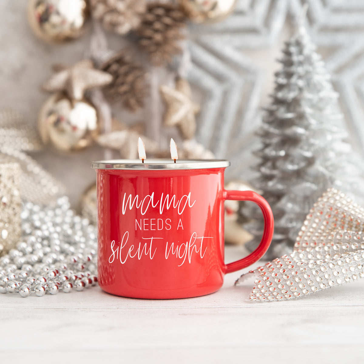 16oz Holiday Candle Mug