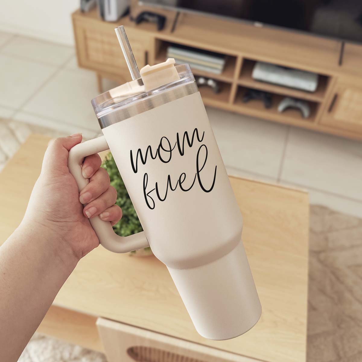 Mom Coffee Tumblers, Mom Fuel Coffee Mug Gifts, Large tumblers for mom