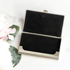 Personalized Striped Business Card Case
