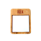 Personalized Bamboo Post-it Note Holder