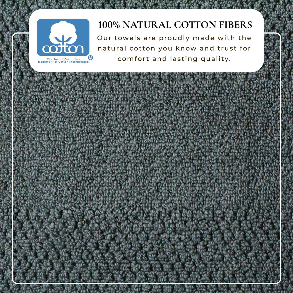 Marbella Collection Woven Texture Bath Towel Set by Great Bay Home