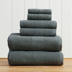 Marbella Collection Woven Texture Bath Towel Set by Great Bay Home