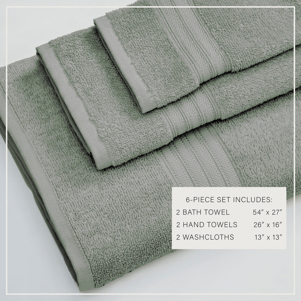 Cooper Collection Cotton Terry Bath Towel Set