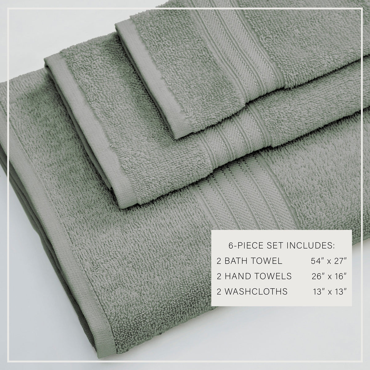 Cooper Collection Cotton Terry Bath Towel Set