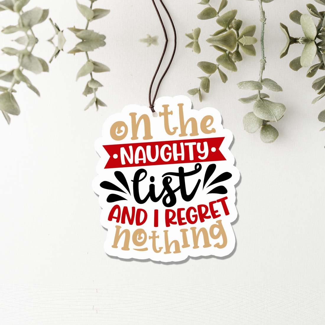 Naughty List Freshie