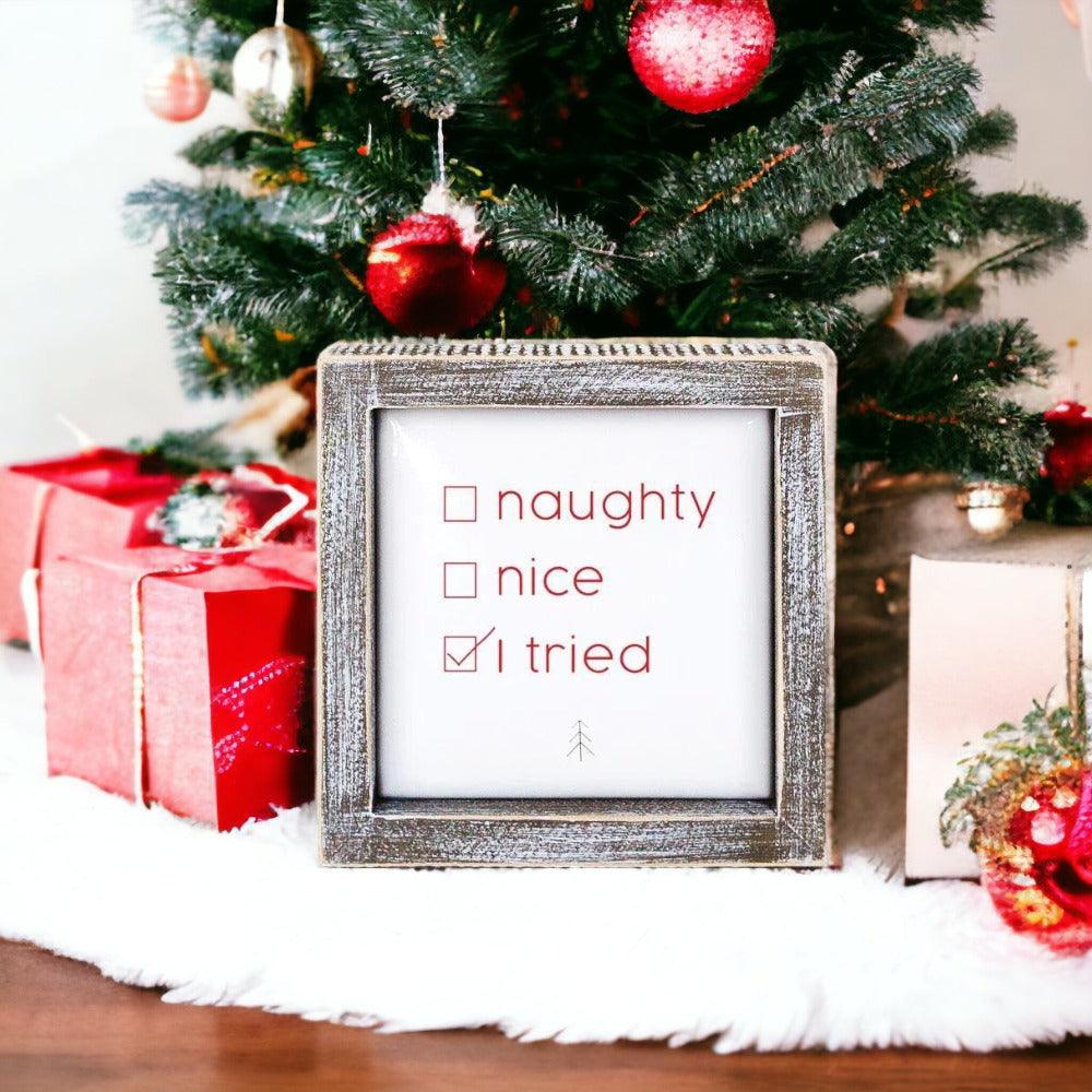 Naughty Nice I Tried Home Decorations