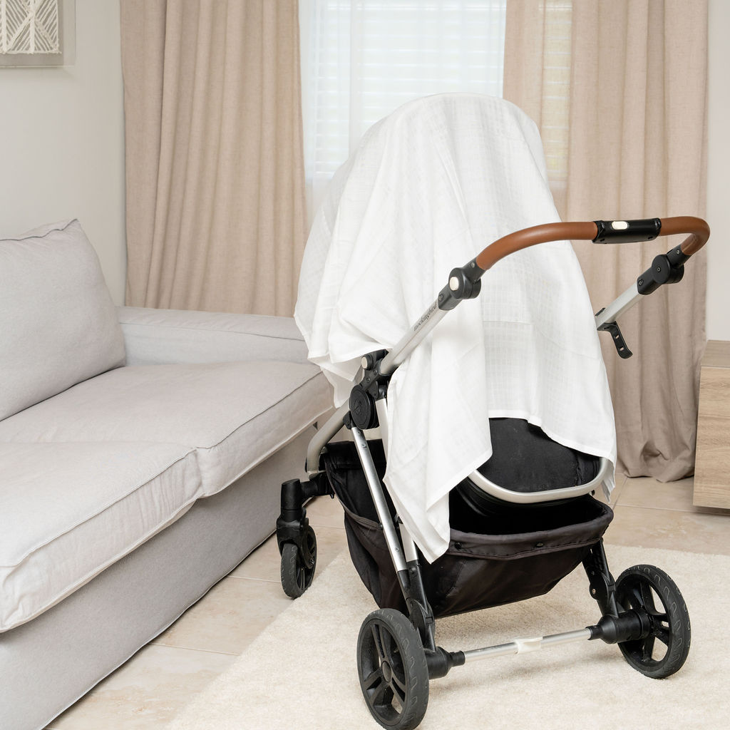 Organic Cotton Muslin Swaddle Blankets