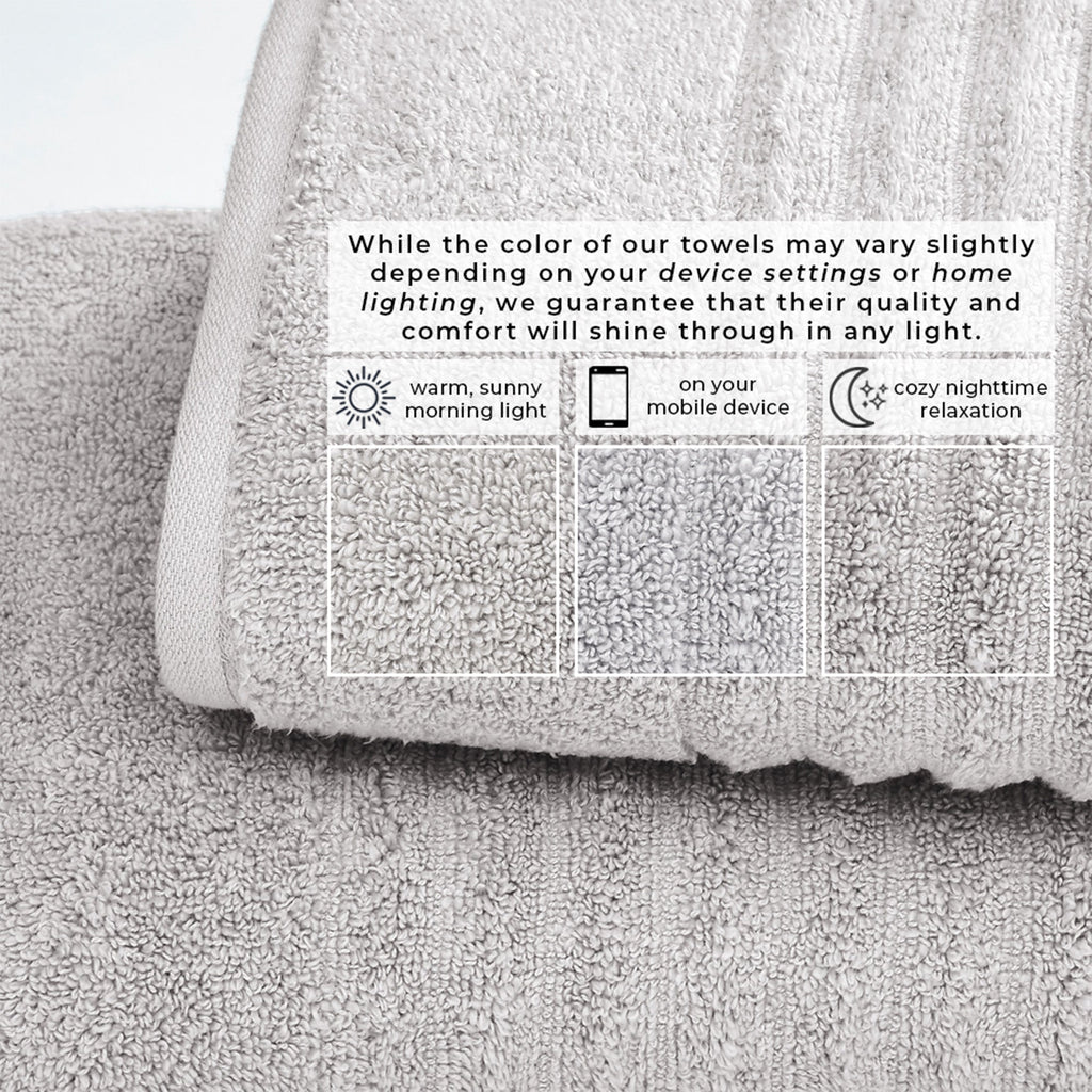 Karina Collection Luxury Combed Cotton Bath Towel Set