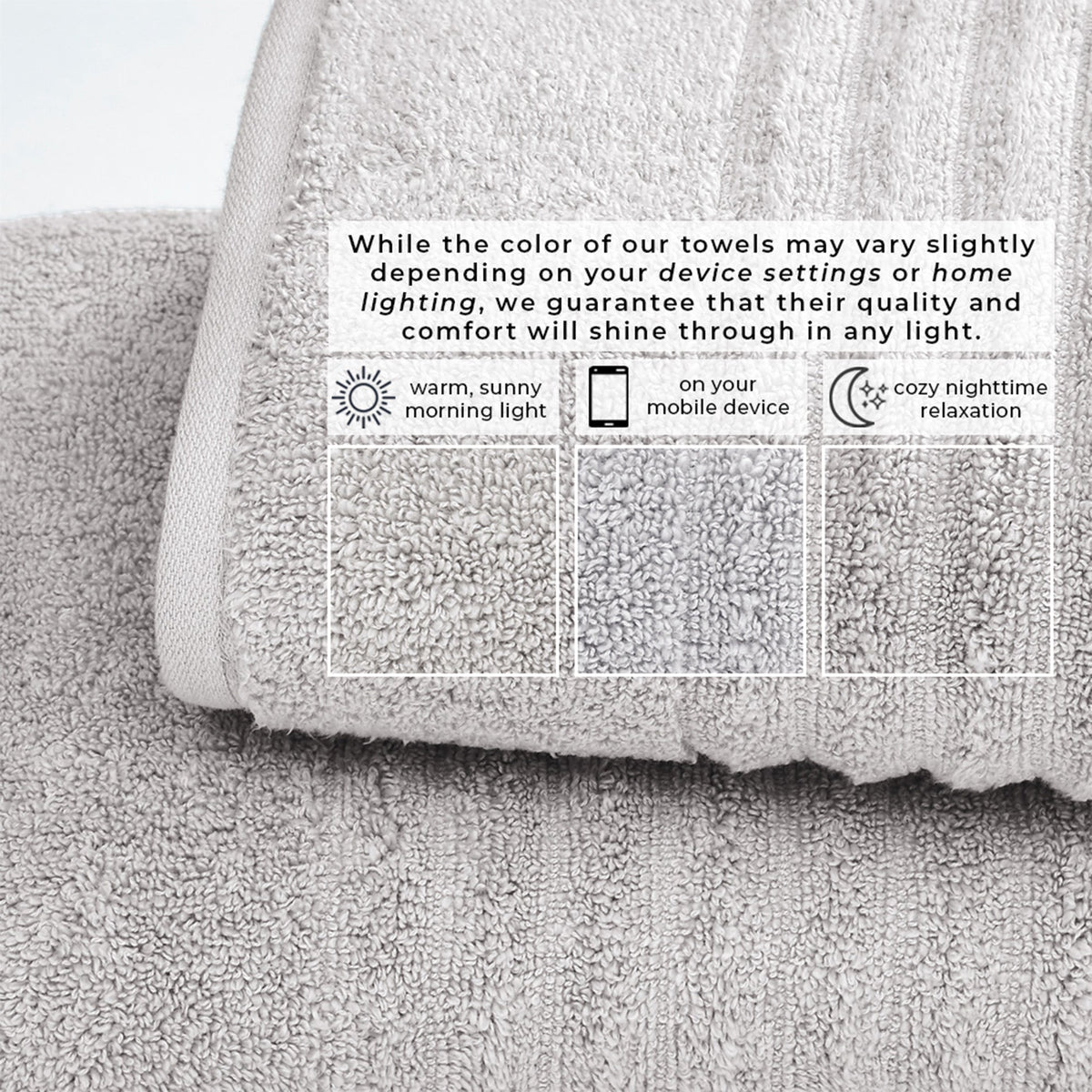 Karina Collection Luxury Combed Cotton Bath Towel Set