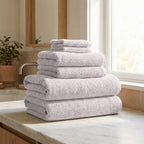 Georgiana Collection Turkish Cotton Ribbed 6-Piece Bath Towel Set