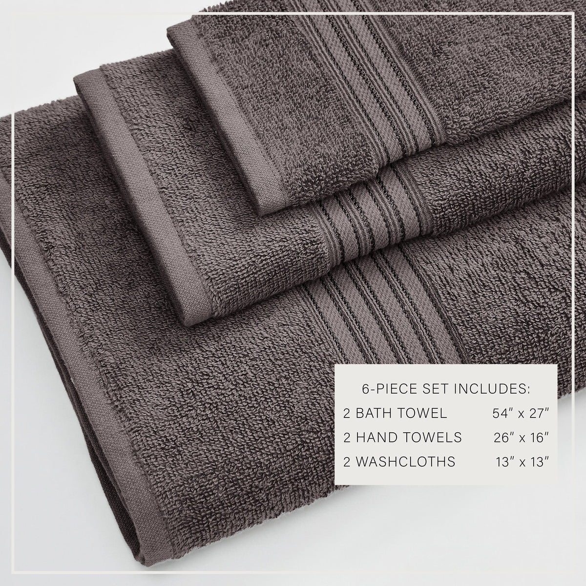 Cooper Collection Cotton Terry Bath Towel Set