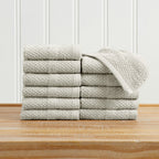 Marbella Collection Woven Texture Bath Towel Set by Great Bay Home