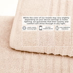 Karina Collection Luxury Combed Cotton Bath Towel Set