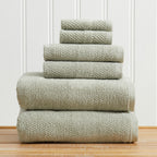 Marbella Collection Woven Texture Bath Towel Set by Great Bay Home