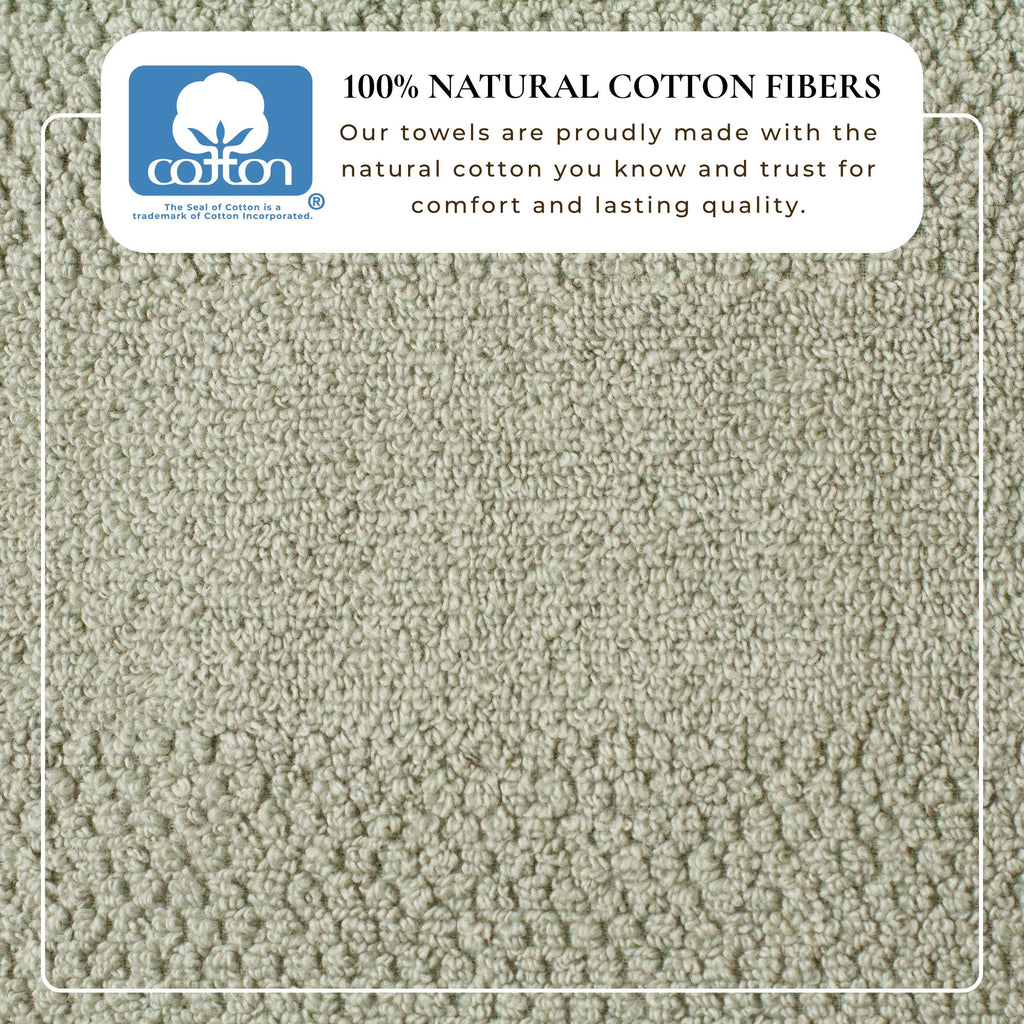 Marbella Collection Woven Texture Bath Towel Set by Great Bay Home