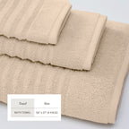 Karina Collection Luxury Combed Cotton Bath Towel Set