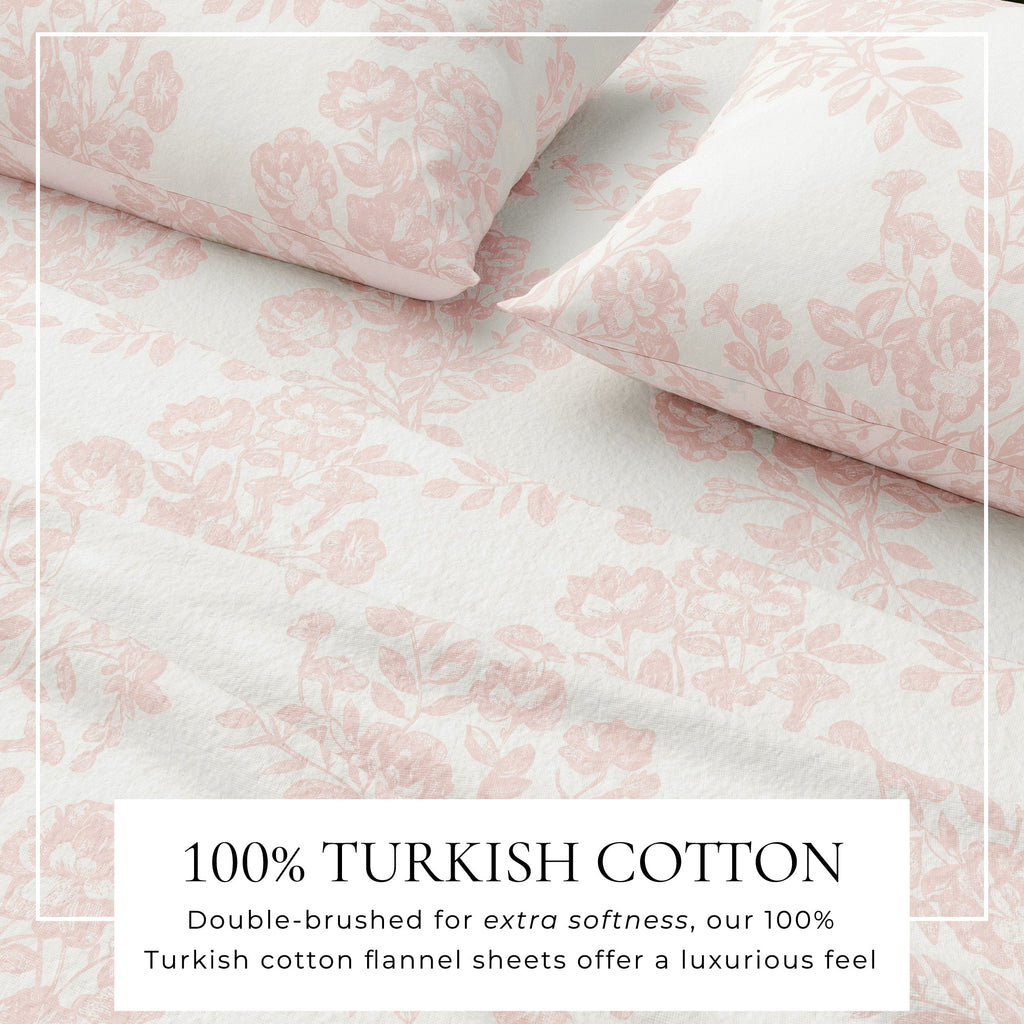 Turkish Cotton Flannel Sheet - Belle Collection