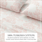 Turkish Cotton Flannel Sheet - Belle Collection