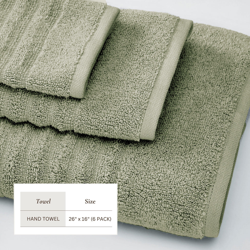Karina Collection Luxury Combed Cotton Bath Towel Set