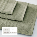 Karina Collection Luxury Combed Cotton Bath Towel Set