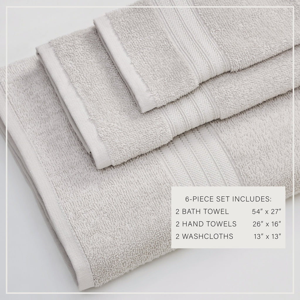 Cooper Collection Cotton Terry Bath Towel Set