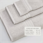 Cooper Collection Cotton Terry Bath Towel Set
