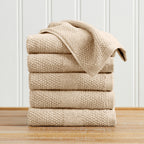 Marbella Collection Woven Texture Bath Towel Set by Great Bay Home