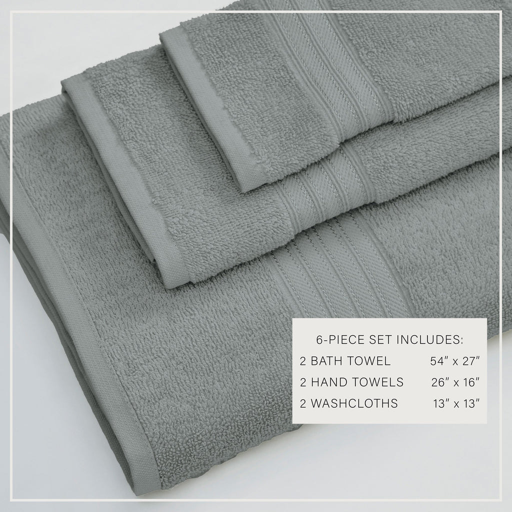 Cooper Collection Cotton Terry Bath Towel Set