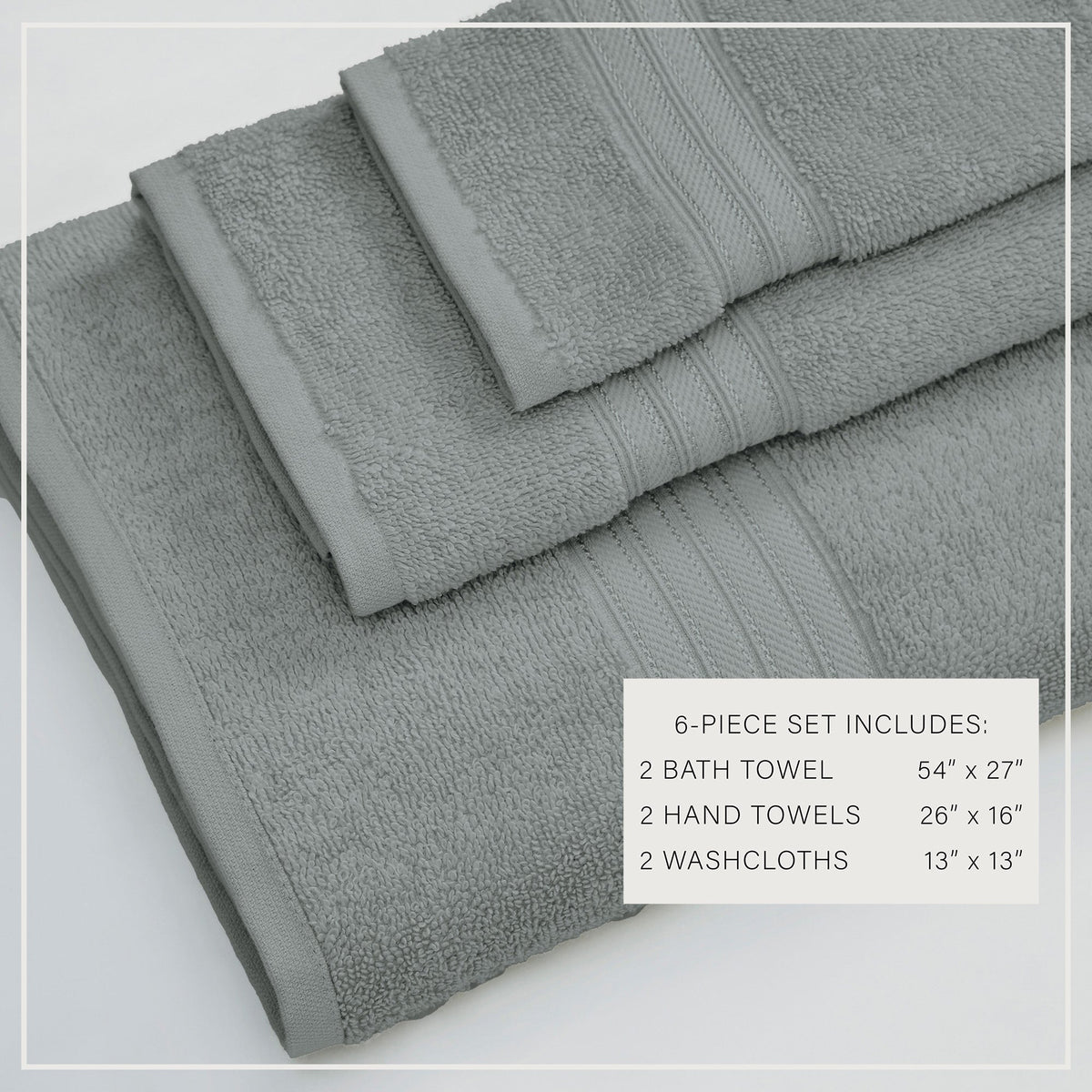 Cooper Collection Cotton Terry Bath Towel Set