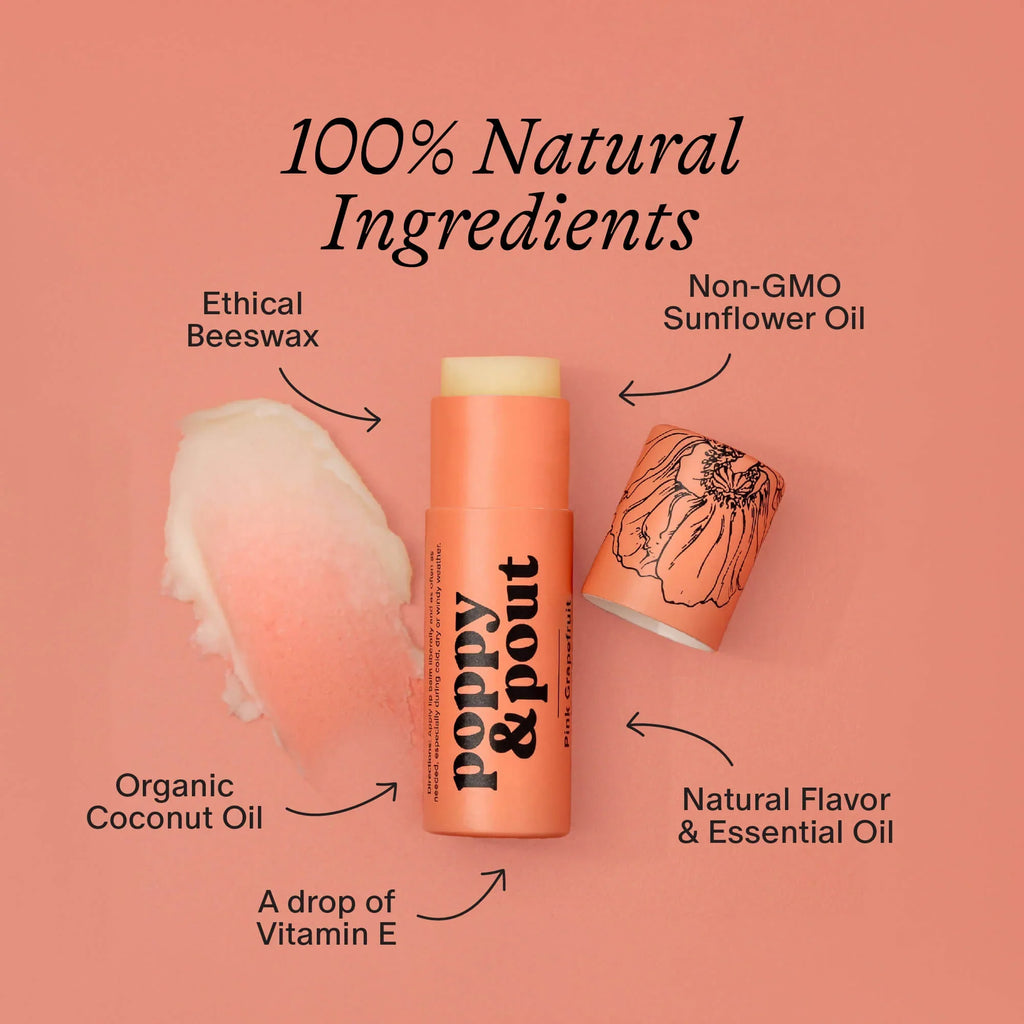 Lip Balm, Pink Grapefruit