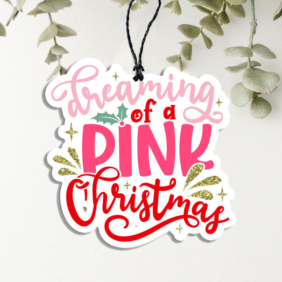 Pink Christmas Freshie