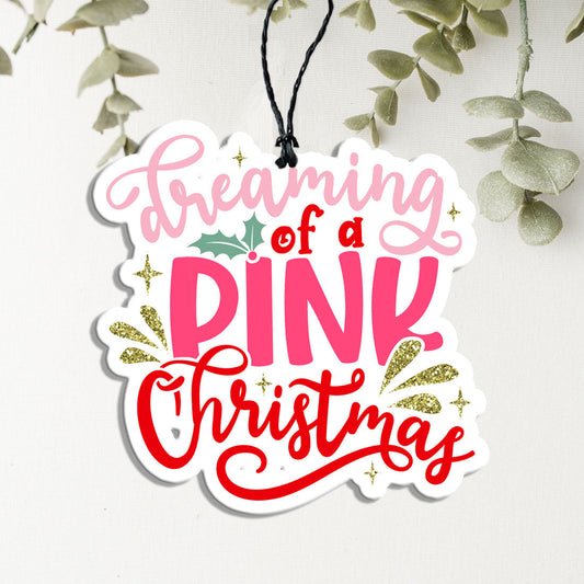 Pink Christmas Freshie