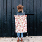 Pink Pumpkins Kitchen Towel