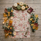 Pink Pumpkins Kitchen Towel