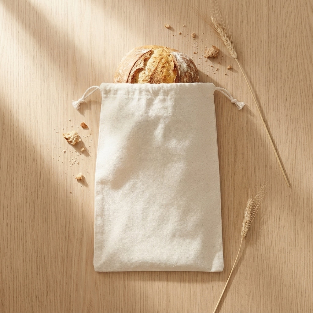 Linen Bread Bags — Set of 4