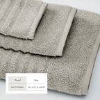Karina Collection Luxury Combed Cotton Bath Towel Set