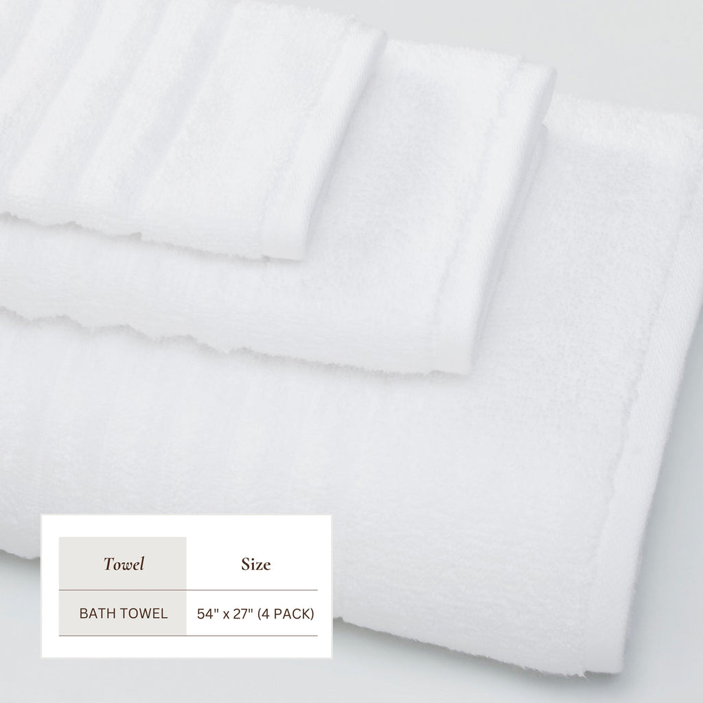 Karina Collection Luxury Combed Cotton Bath Towel Set