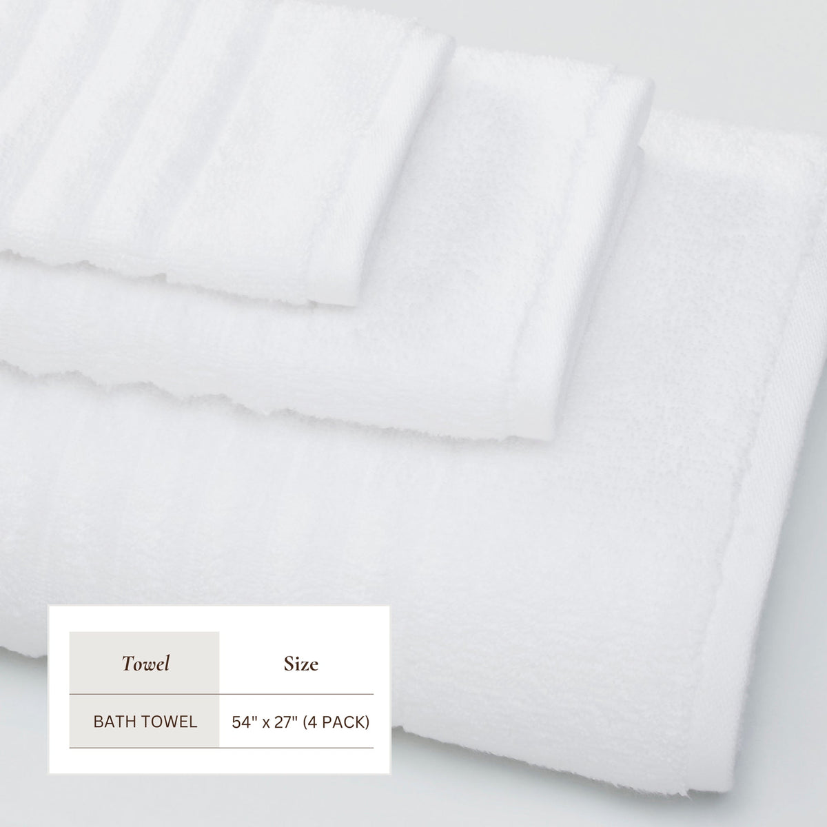 Karina Collection Luxury Combed Cotton Bath Towel Set