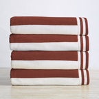 Edgartown Striped Cabana Beach Towel