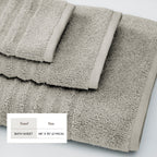 Karina Collection Luxury Combed Cotton Bath Towel Set